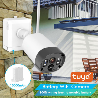 Домашняя водоустойчивая камера IP потребления 1080P Tuya низкой мощности камеры батареи Wifi