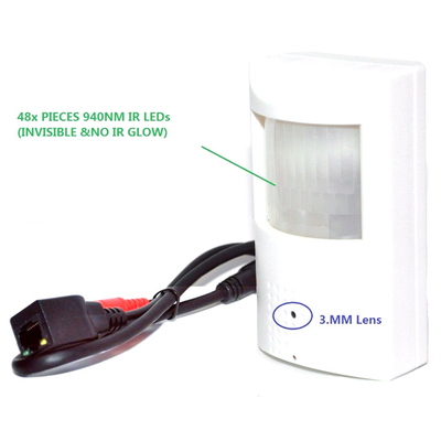 индикатор дыма Pir безопасностью спальни IP объектива 3.7mm мини спрятанный камерой домашний
