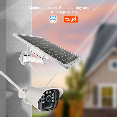 Камера ночного видения IP66 PTZ цвета фары WiFi дома 1080p солнечной батареи камеры слежения на открытом воздухе беспроводной использующая энергию