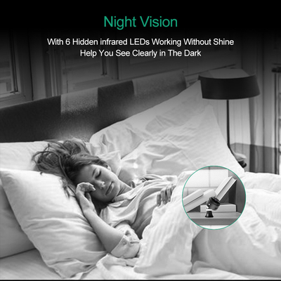 Магнитное беспроводное ночное видение камер HD 1080p ШПИОНА построенное в перезаряжаемые батарее